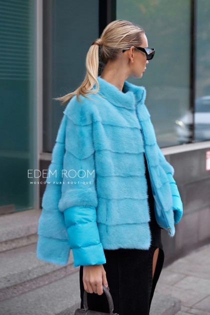 норковая куртка - пуховик
