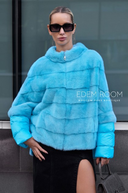 норковая куртка - пуховик