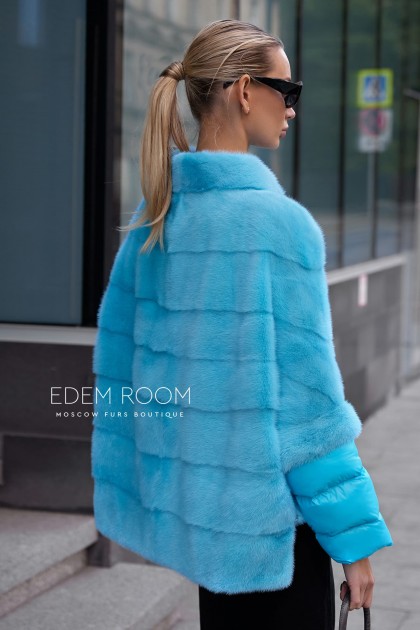 норковая куртка - пуховик