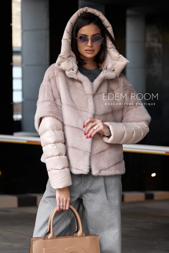 норковая куртка - пуховик