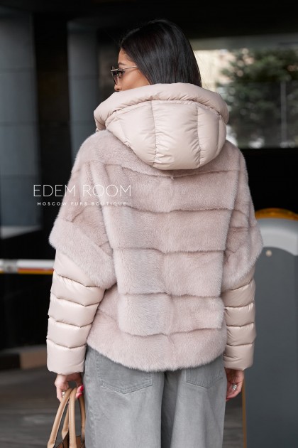 норковая куртка - пуховик