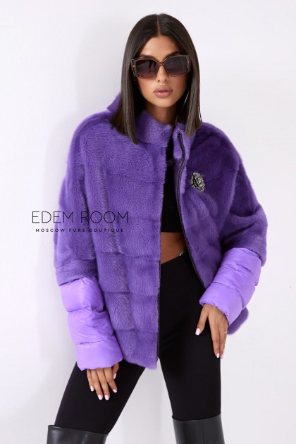 норковая куртка - трансформер