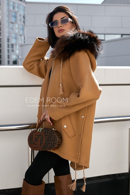 куртка - пальто с капюшоном