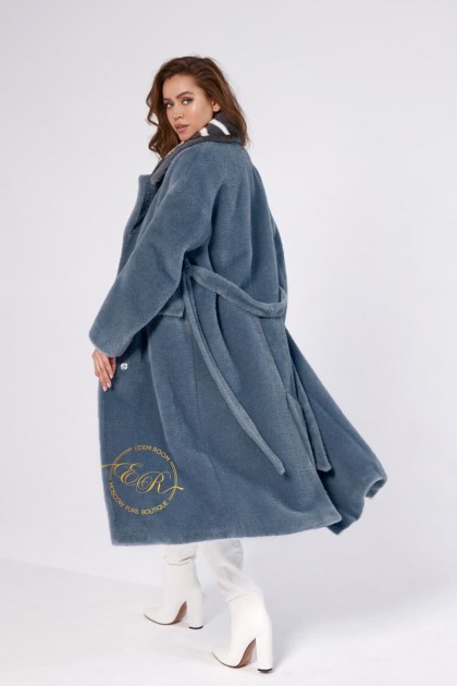 Итальянское пальто с мехом