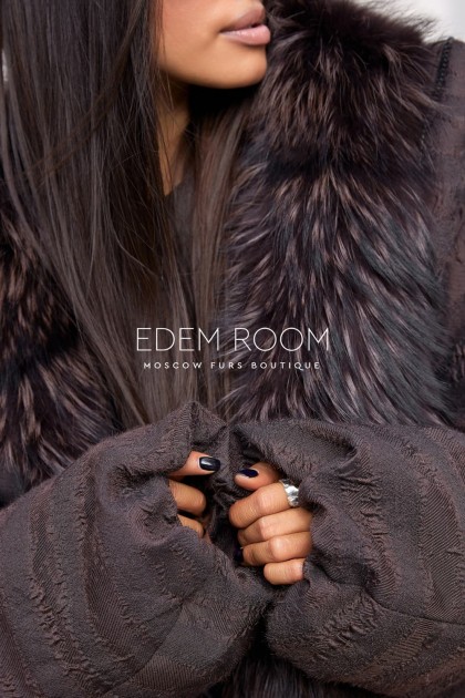 пуховое пальто с мехом