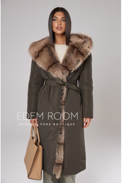 Пальто с экомехом