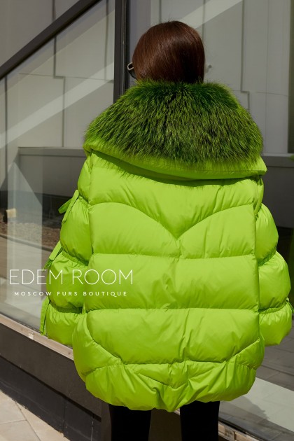 модный пуховик оверсайз