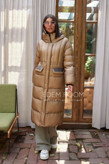 итальянское пуховое пальто