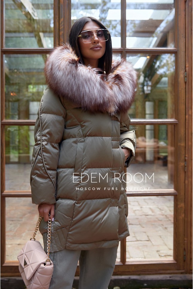 дутый пуховик 