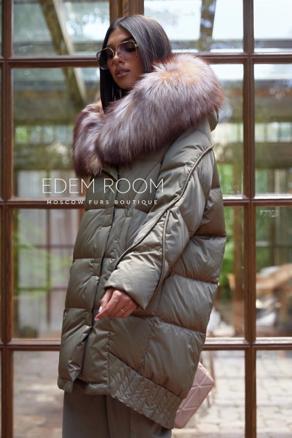 дутый пуховик 