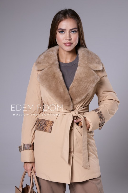 классическая куртка - пуховик