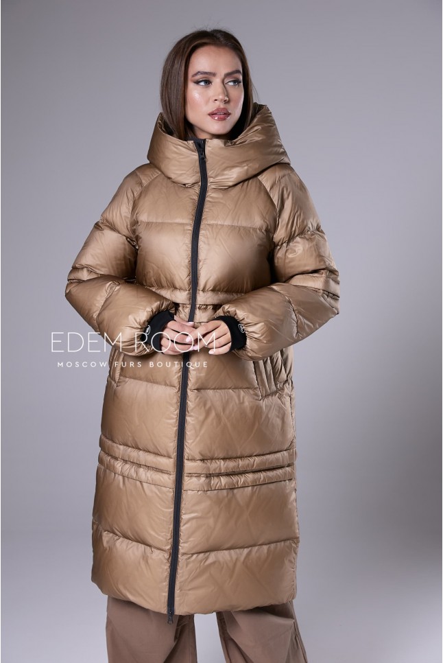 невесомое пуховое пальто