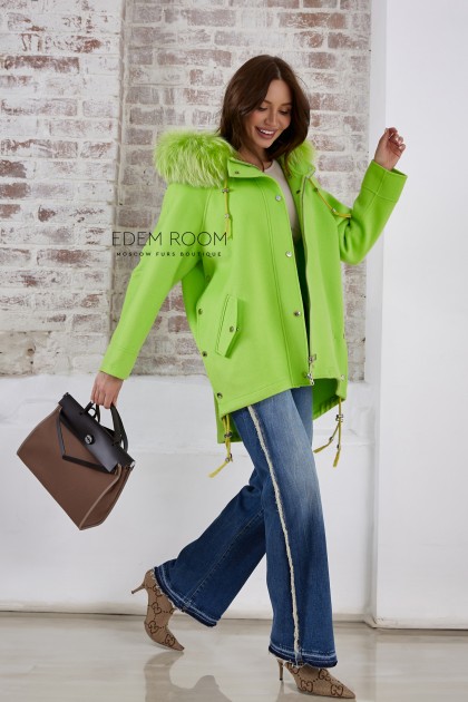 облегчённая куртка - пальто с капюшоном