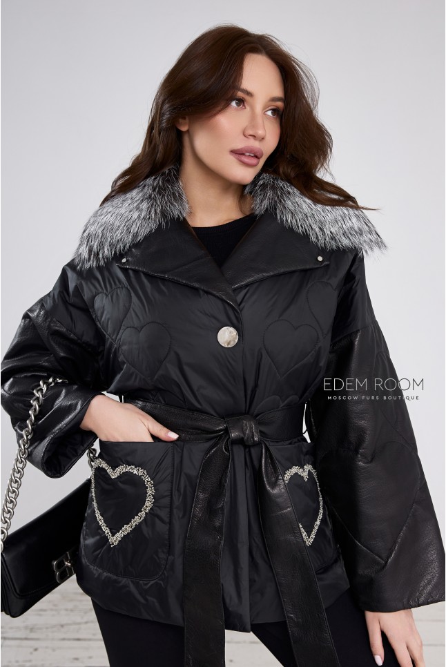 итальянская куртка с ручной вышивкой