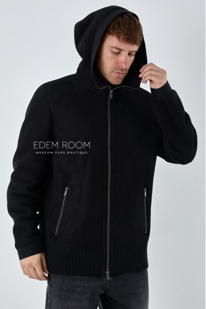 молодежная куртка - дублёнка из замшевой кожи молодежная куртка - дублёнка из замшевой кожи