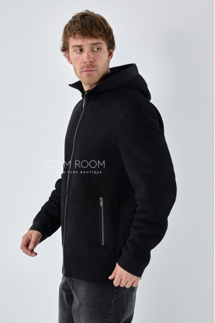 молодежная куртка - дублёнка из замшевой кожи молодежная куртка - дублёнка из замшевой кожи