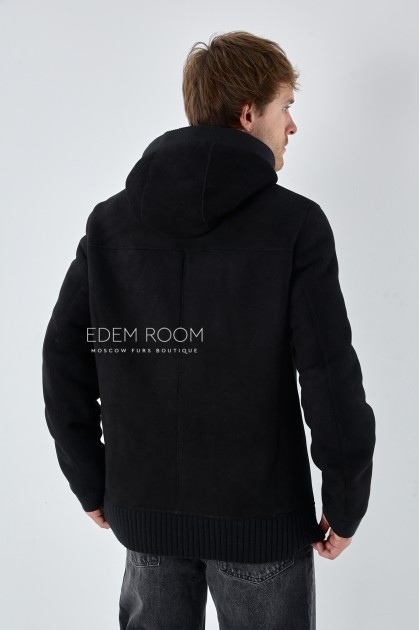 молодежная куртка - дублёнка из замшевой кожи молодежная куртка - дублёнка из замшевой кожи