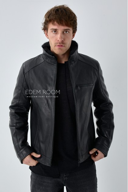 короткая куртка - дублёнка