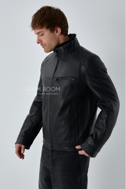 короткая куртка - дублёнка