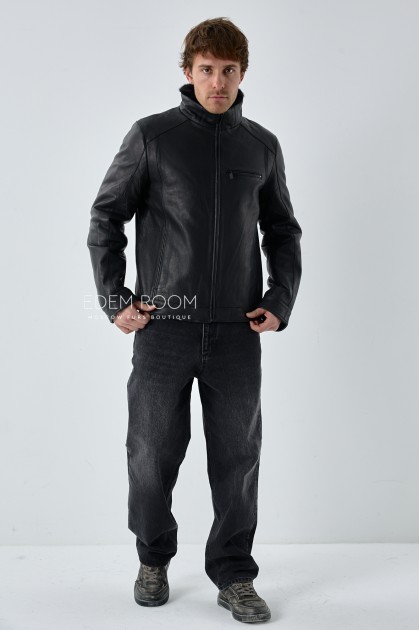 короткая куртка - дублёнка