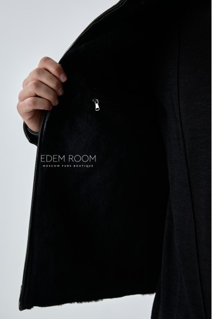 короткая куртка - дублёнка