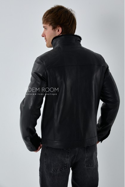 короткая куртка - дублёнка