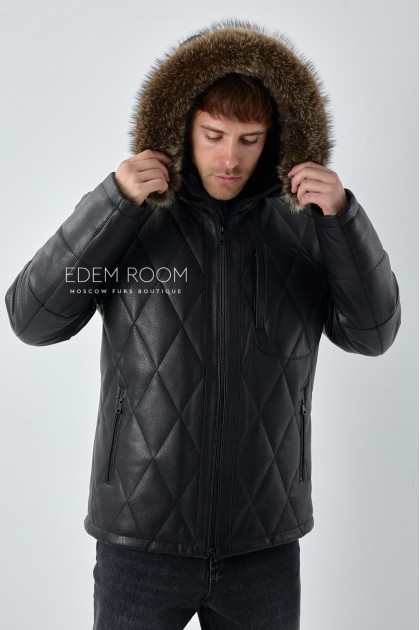 кожаная куртка для зимы