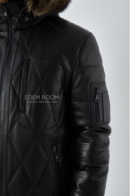 кожаная куртка для зимы