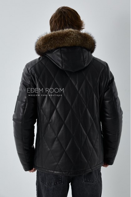 кожаная куртка для зимы