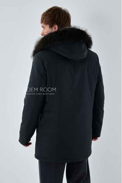 зимняя тканевая куртка для мужчин