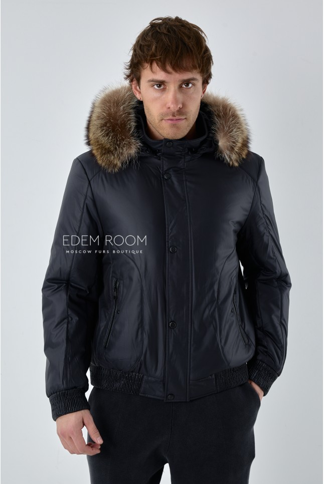 зимняя мужская куртка - бомбер