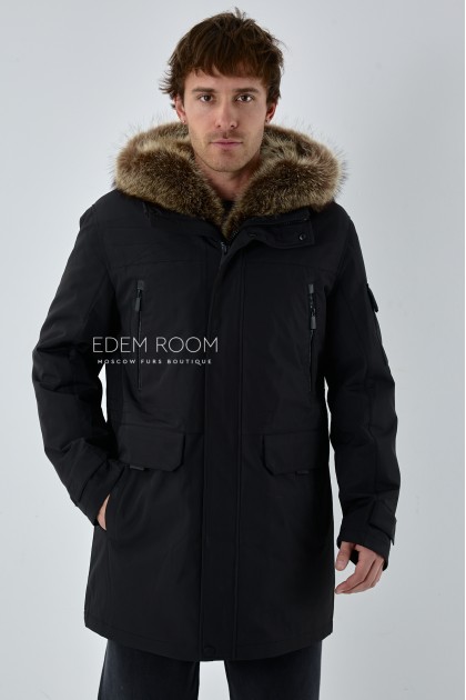 зимняя парка с мехом