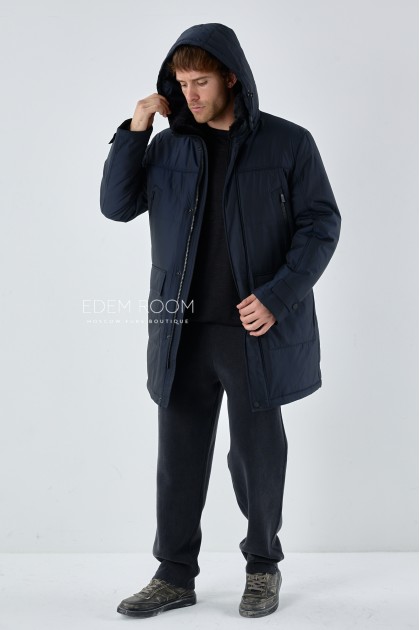 мужская тканевая куртка для зимы