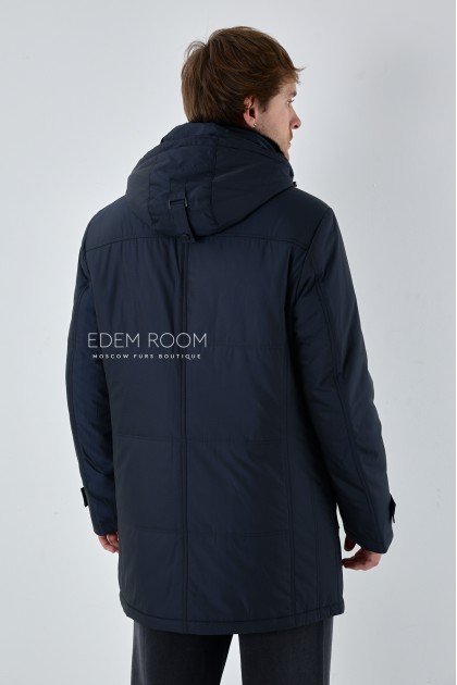 мужская тканевая куртка для зимы