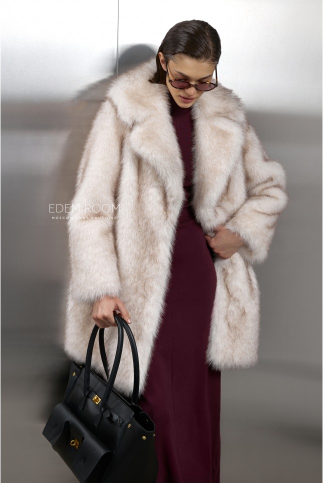 современная шуба из искусственного меха