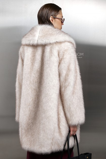 современная шуба из искусственного меха