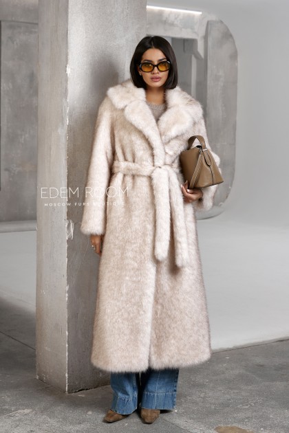 длинная эко - шуба