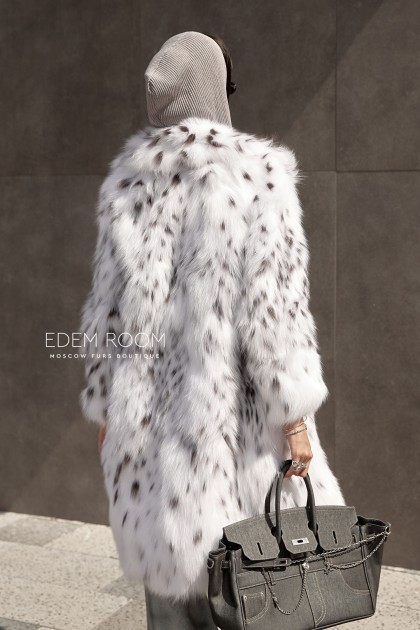 шуба из лисы под рысь