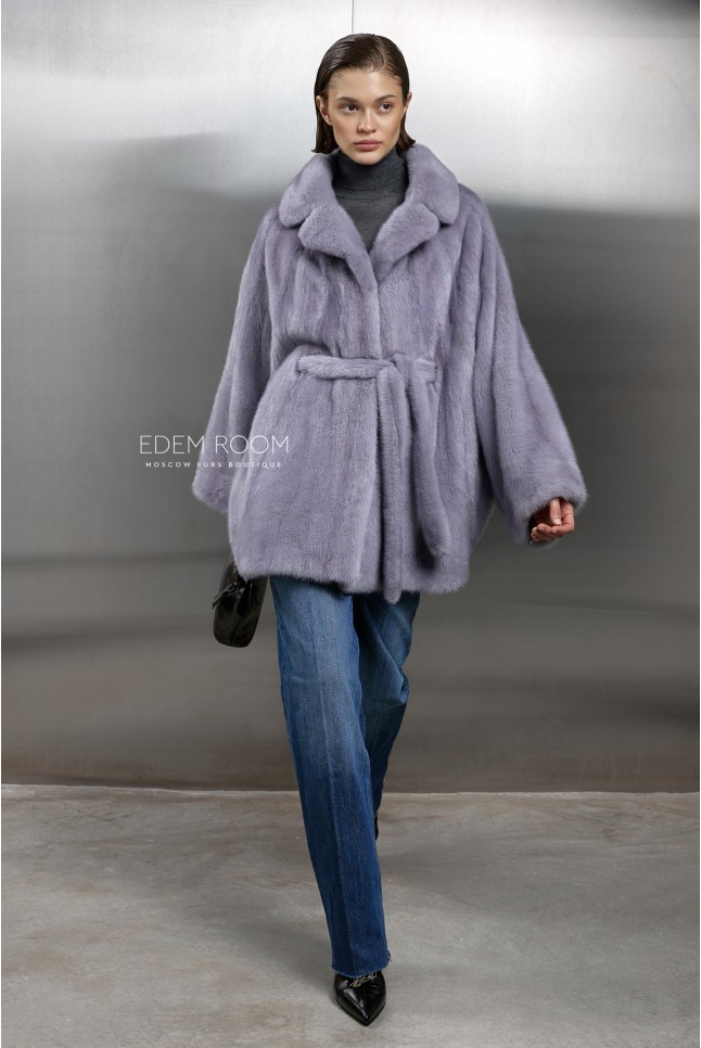 автоледи - норковое пончо