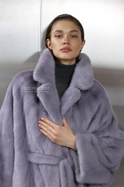 автоледи - норковое пончо