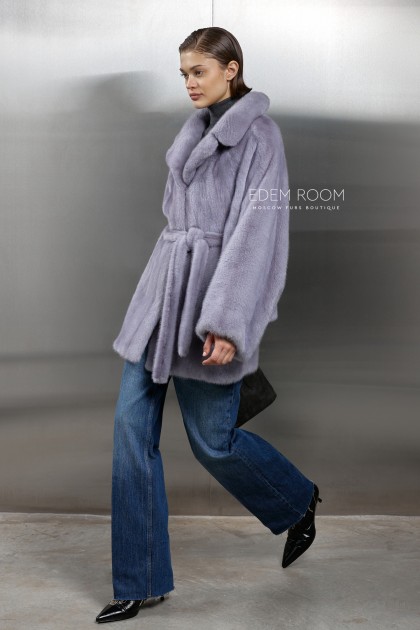 автоледи - норковое пончо