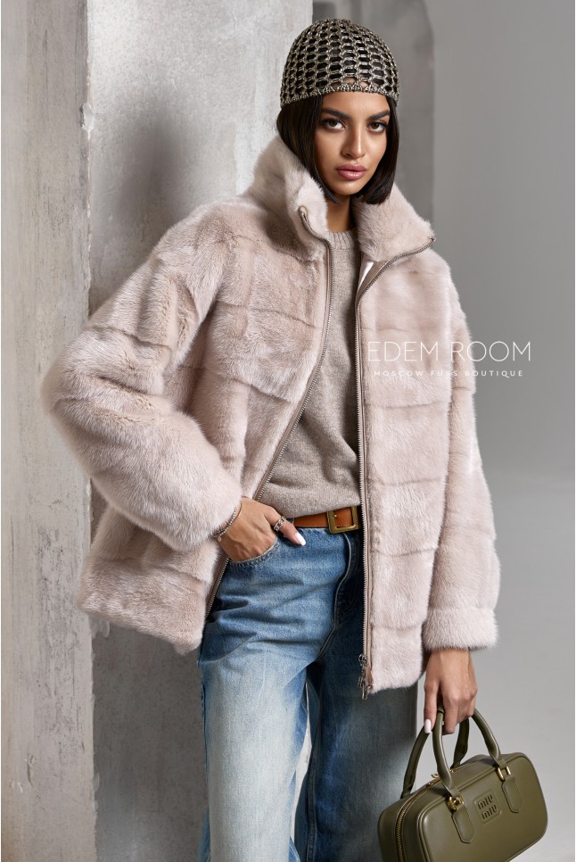 куртка норковая без капюшона