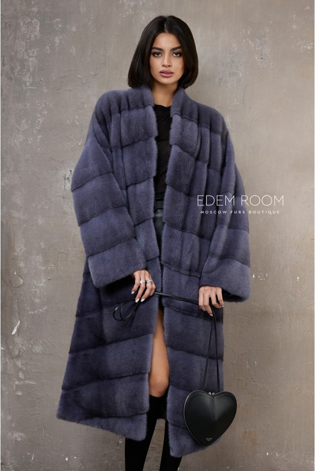 норковая шуба без воротника