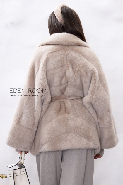 шуба - пончо без капюшона