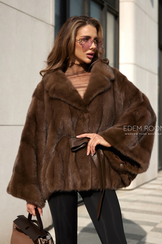 короткая норковая шуба с поясом короткая норковая шуба с поясом