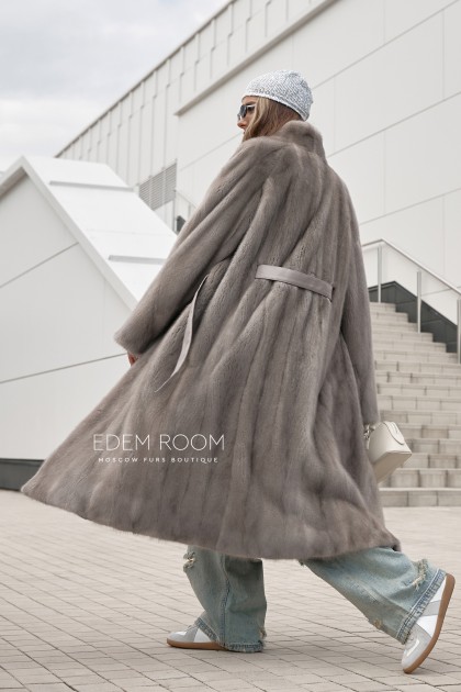 модная норковая шуба