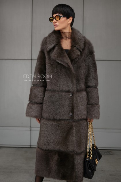 двухстороняя шуба - дублёнка из тосканы