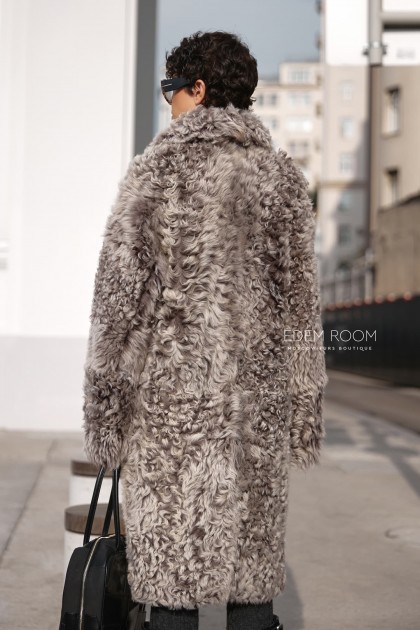 шуба - дублёнка из испанской тиграды