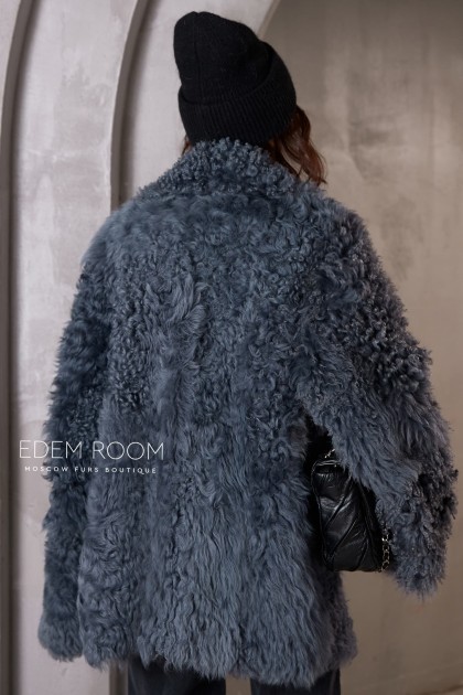 дублёнка из натуральной овчины - двухсторонняя