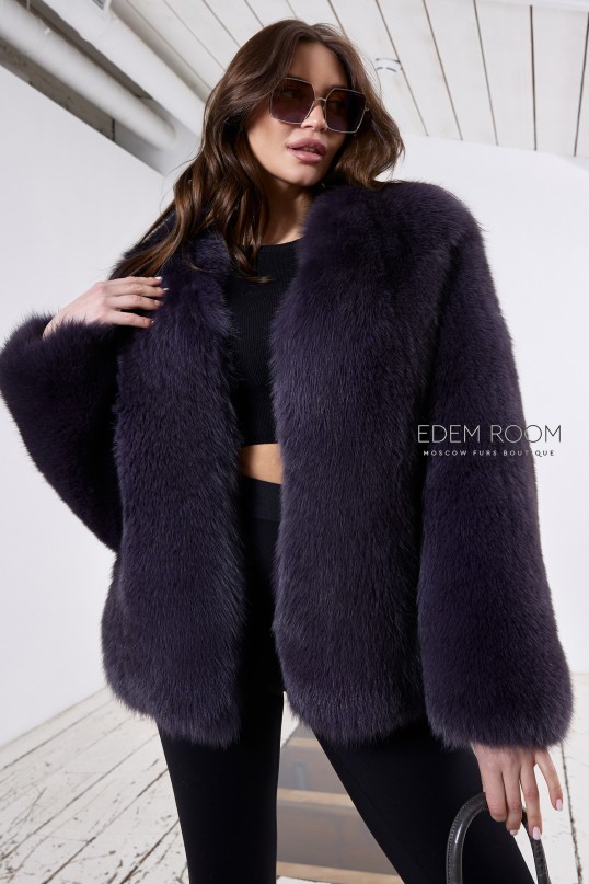 шуба из меха финского песца